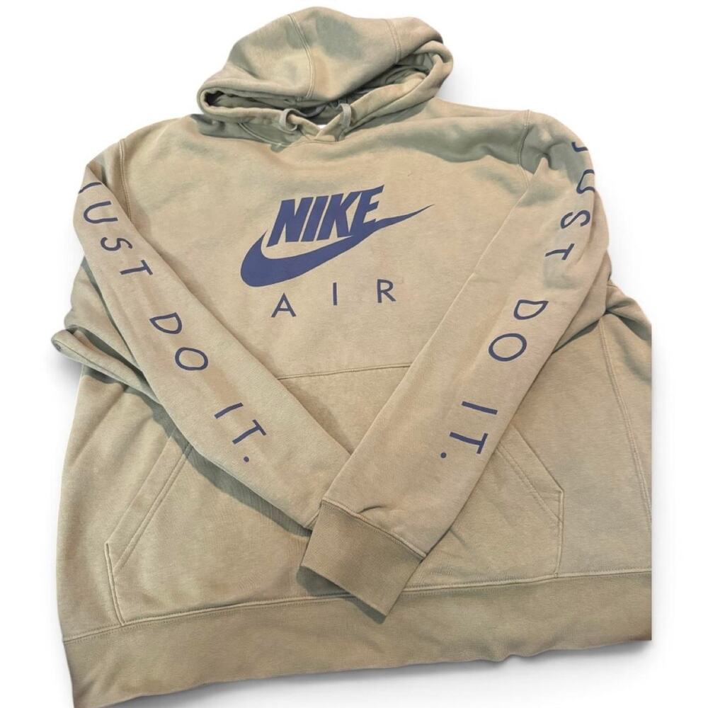 Nike Air Just Do It Pullover Hoodie Men’s XXL Olive Green